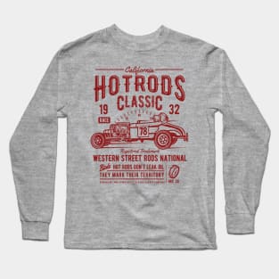 California Hotrods Classic Western Street Rods National Long Sleeve T-Shirt